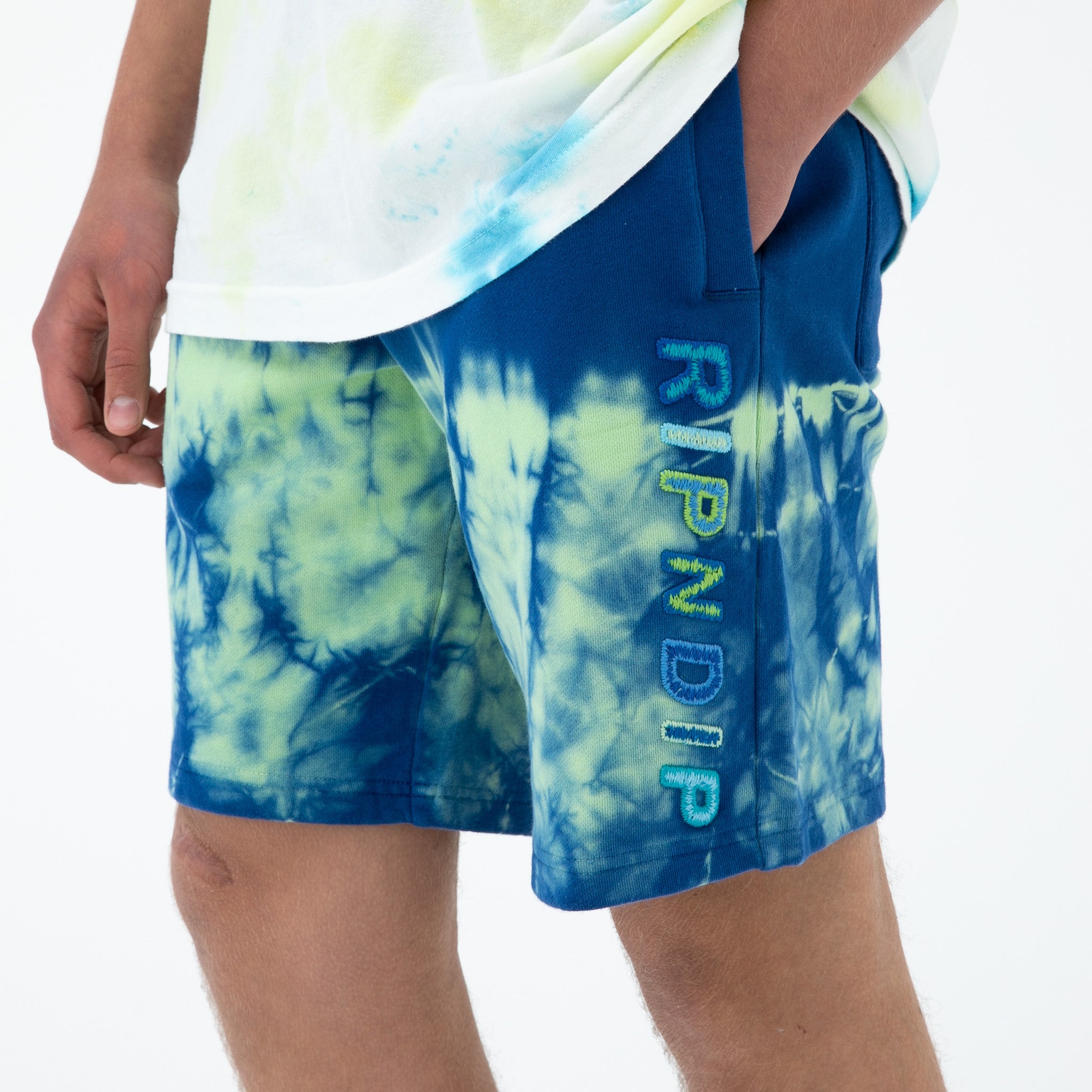  Prisma Sweatshorts (Navy/Green)、mySite、merchandisen