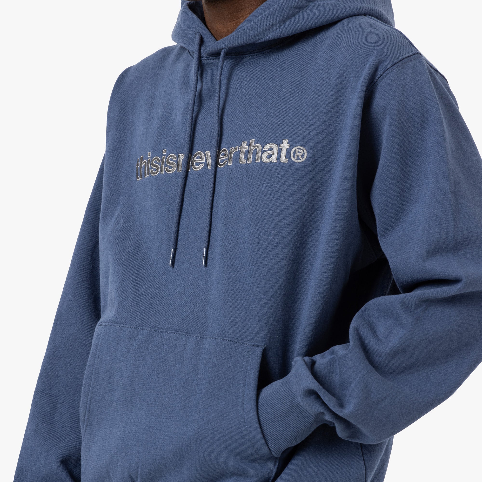  thisisneverthat T-Logo Hoodie / Deep Water、mySite、merchandisen