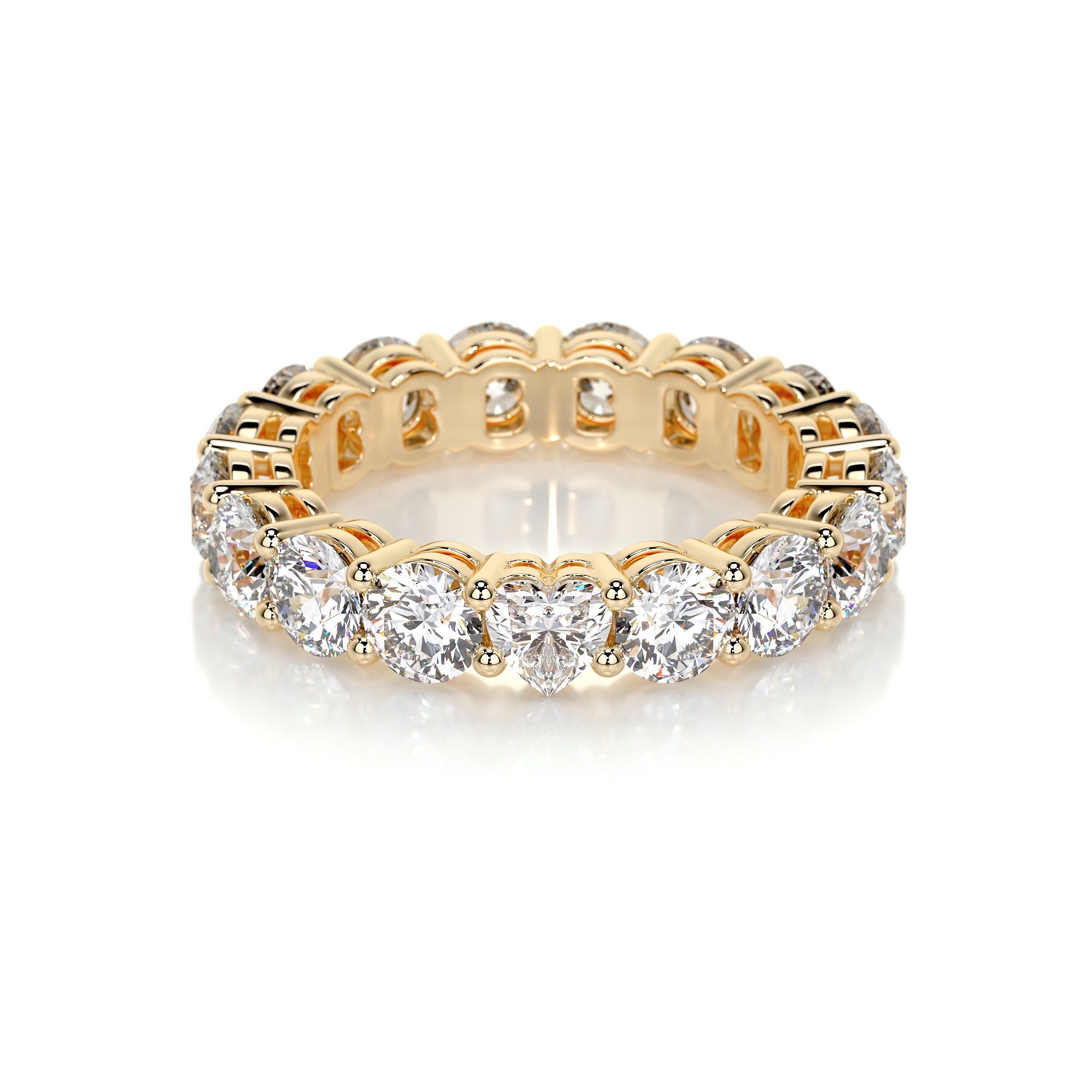 Anne Lab Grown Diamond Wedding Ring -18K Yellow Gold、mySite、hinf8tx79