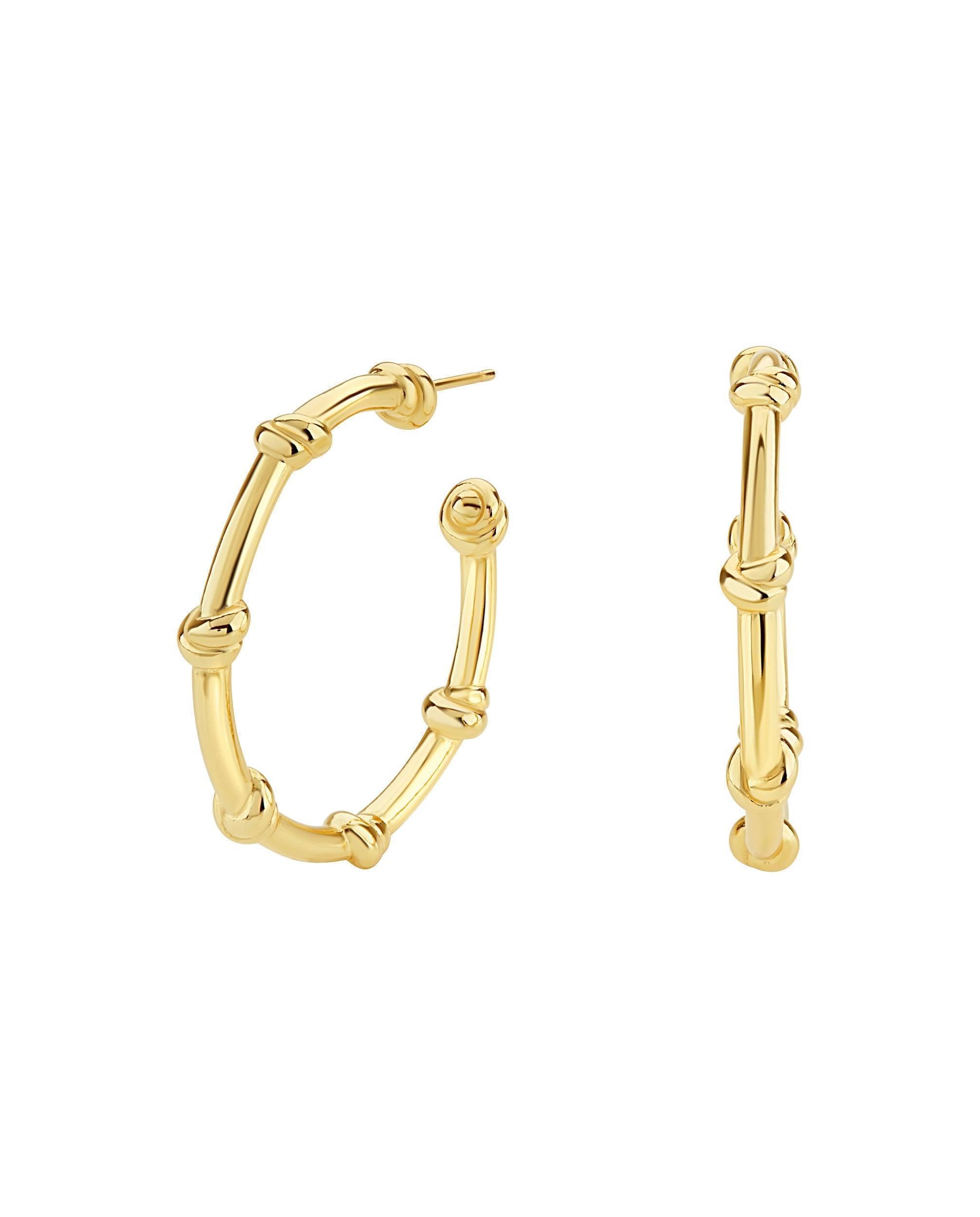 Aino Creole 18ct Gold Plated、mySite、botmansion