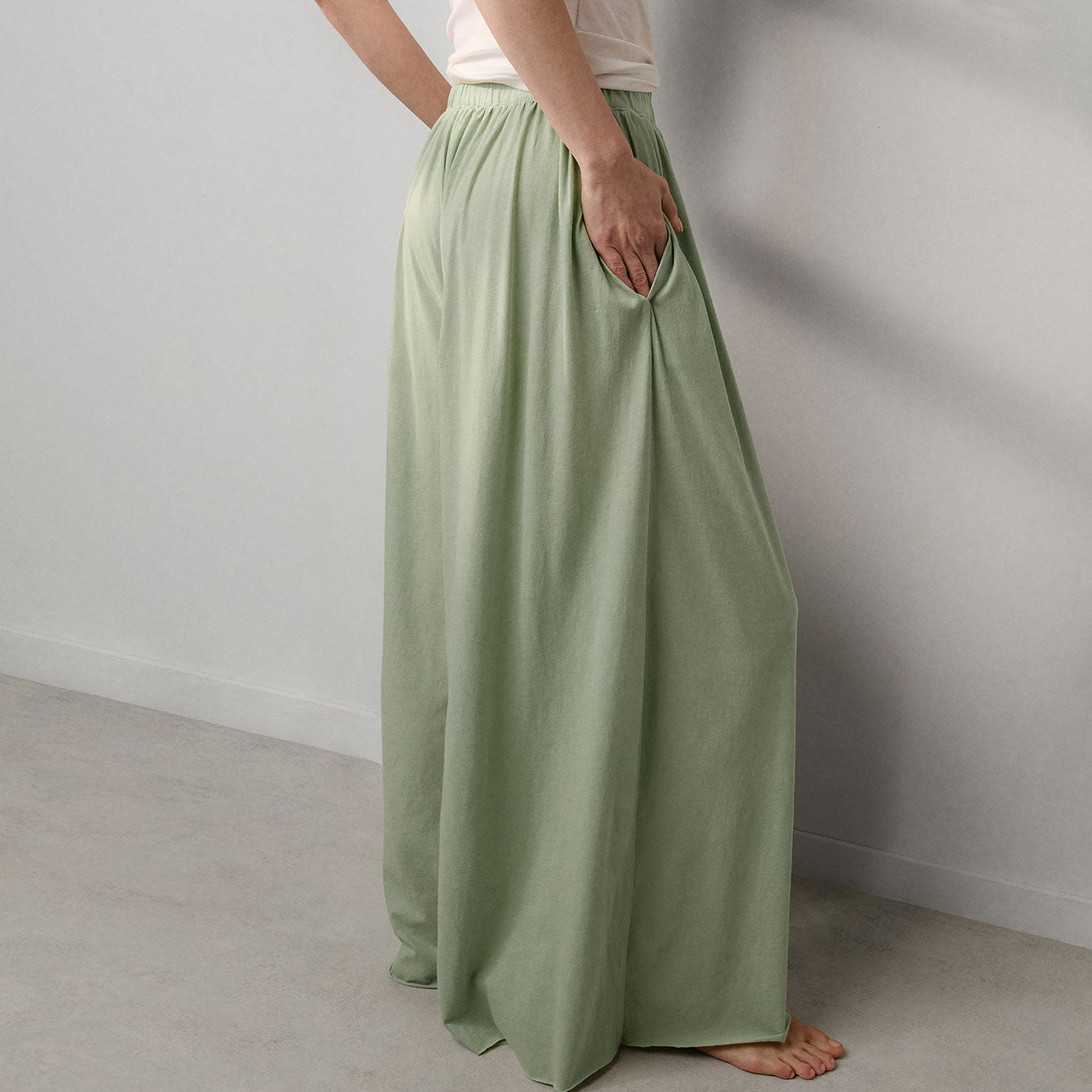 Organic Pima Wide Leg Pant、mySite、bengalsvssteelers