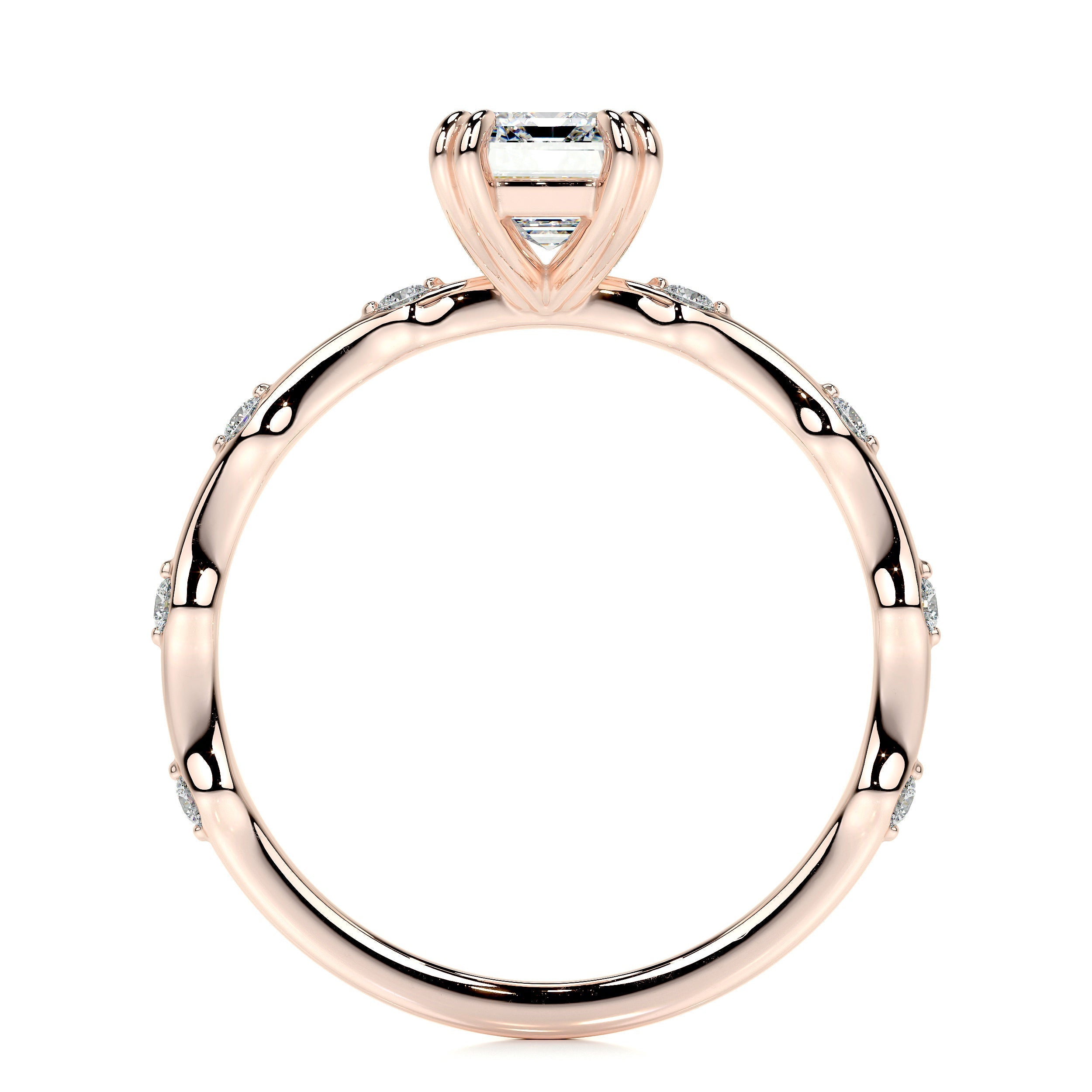 Wilma Lab Grown Diamond Ring -14K Rose Gold (RTS)、mySite、hinf8tx79