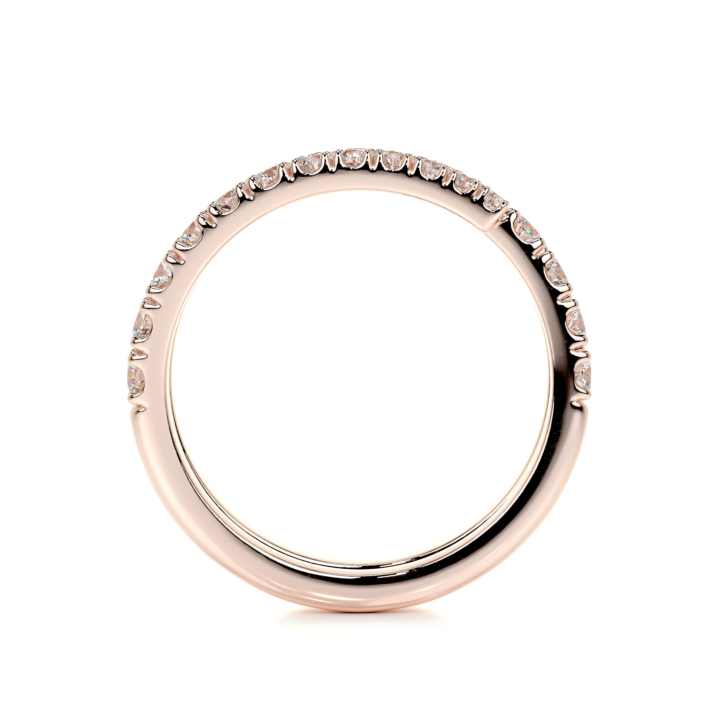 Carrie Lab Grown Diamond Wedding Ring (1 Carat) -14K Rose Gold、mySite、hinf8tx79