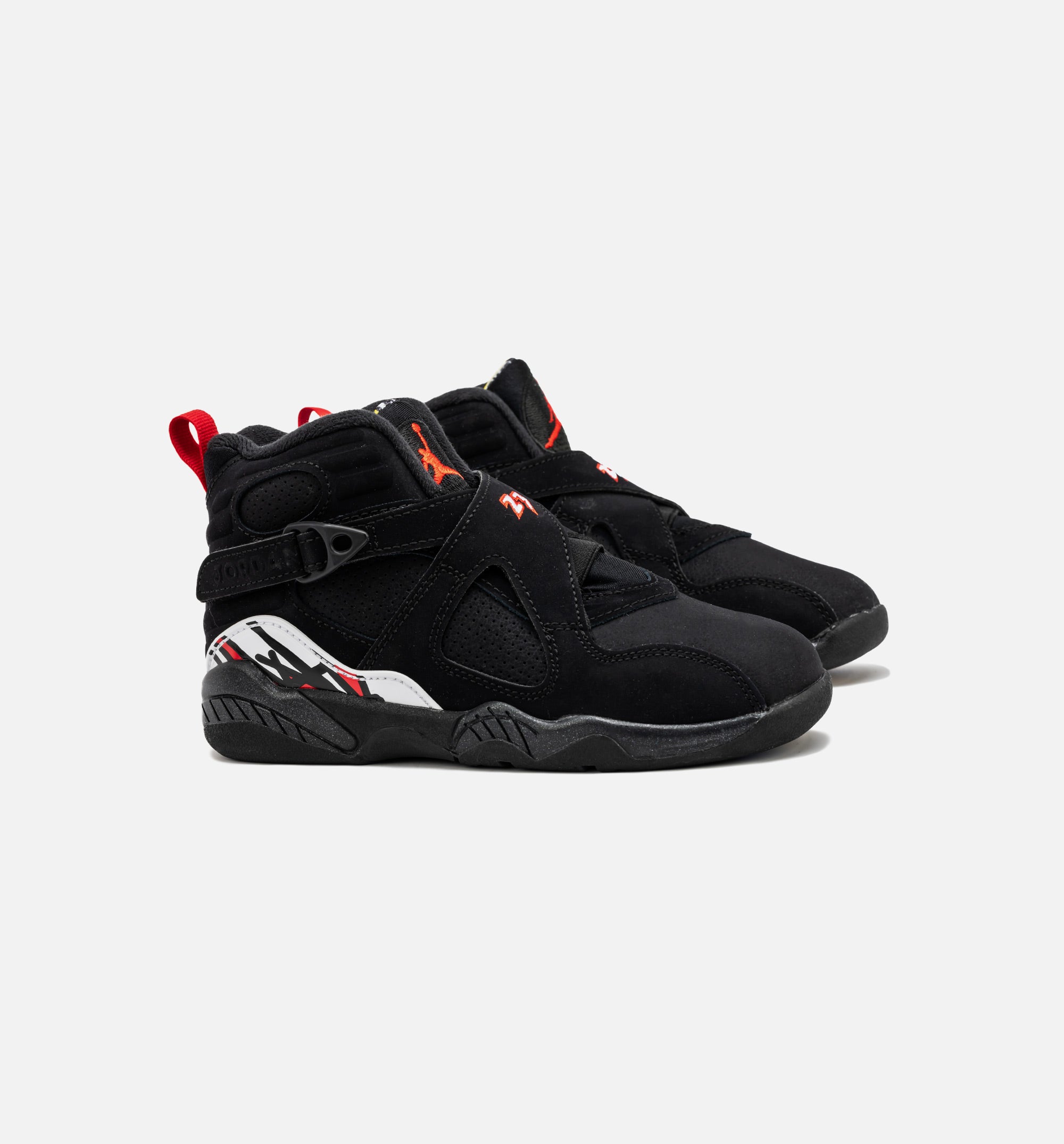 Air Jordan 8 Retro Playoffs Preschool Lifestyle Shoe - Black、mySite、dreamappss