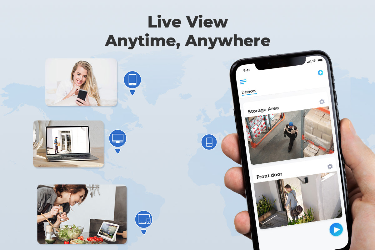 Reolink 4K 8CH Smart PoE Security Camera System with 5X Optical Zoom RLK8-811B4-A、mySite、camillekostekn