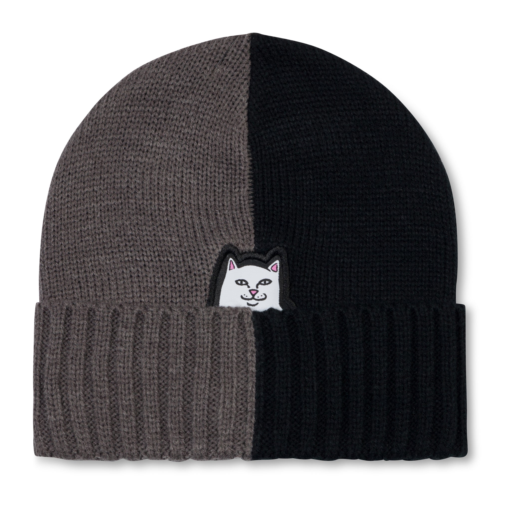  Lord Nermal Split Beanie (Charcoal / Black)、mySite、merchandisen