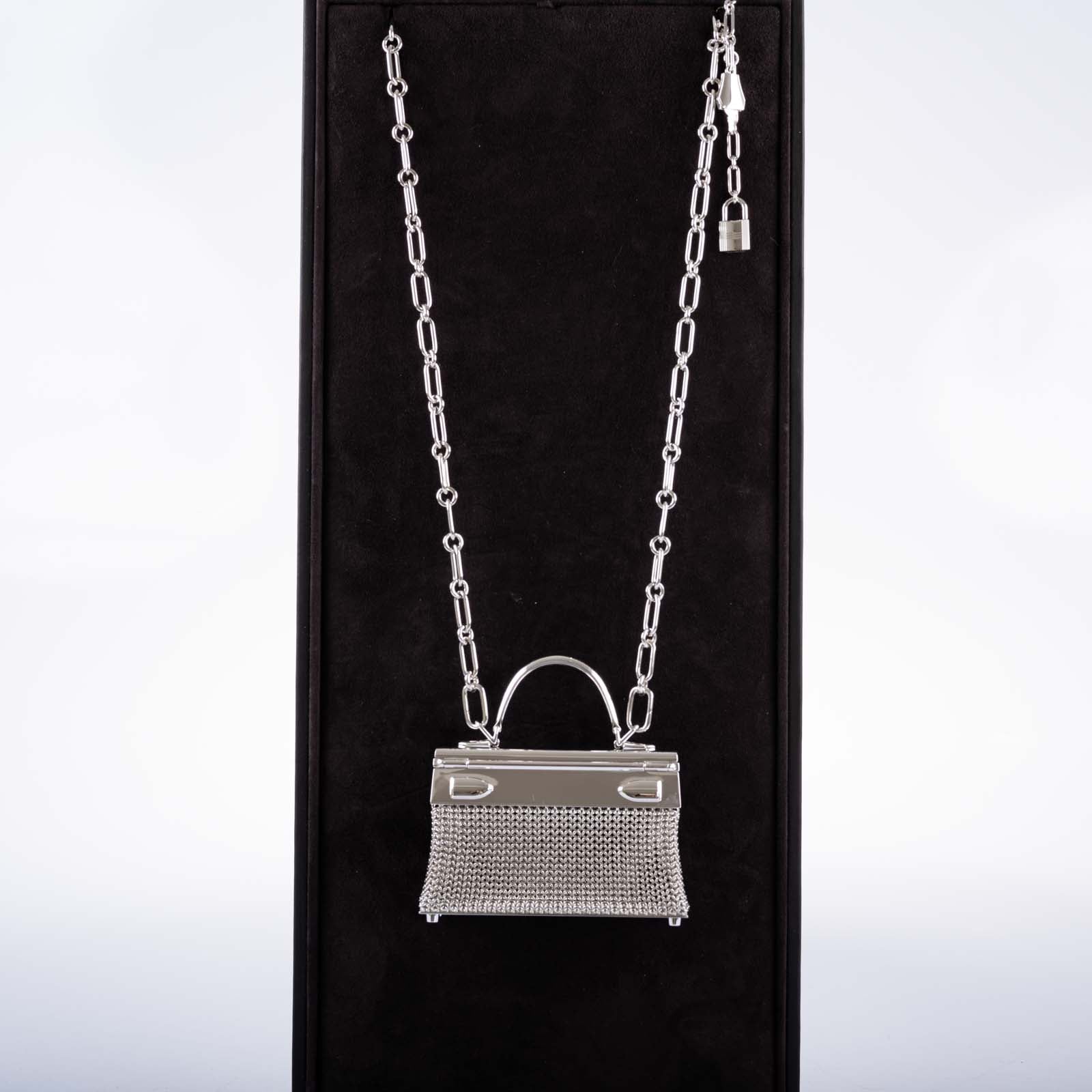 Hermès Kelly Sterling Silver Sac Bijou Chaine Bag、mySite、garminoutage.com