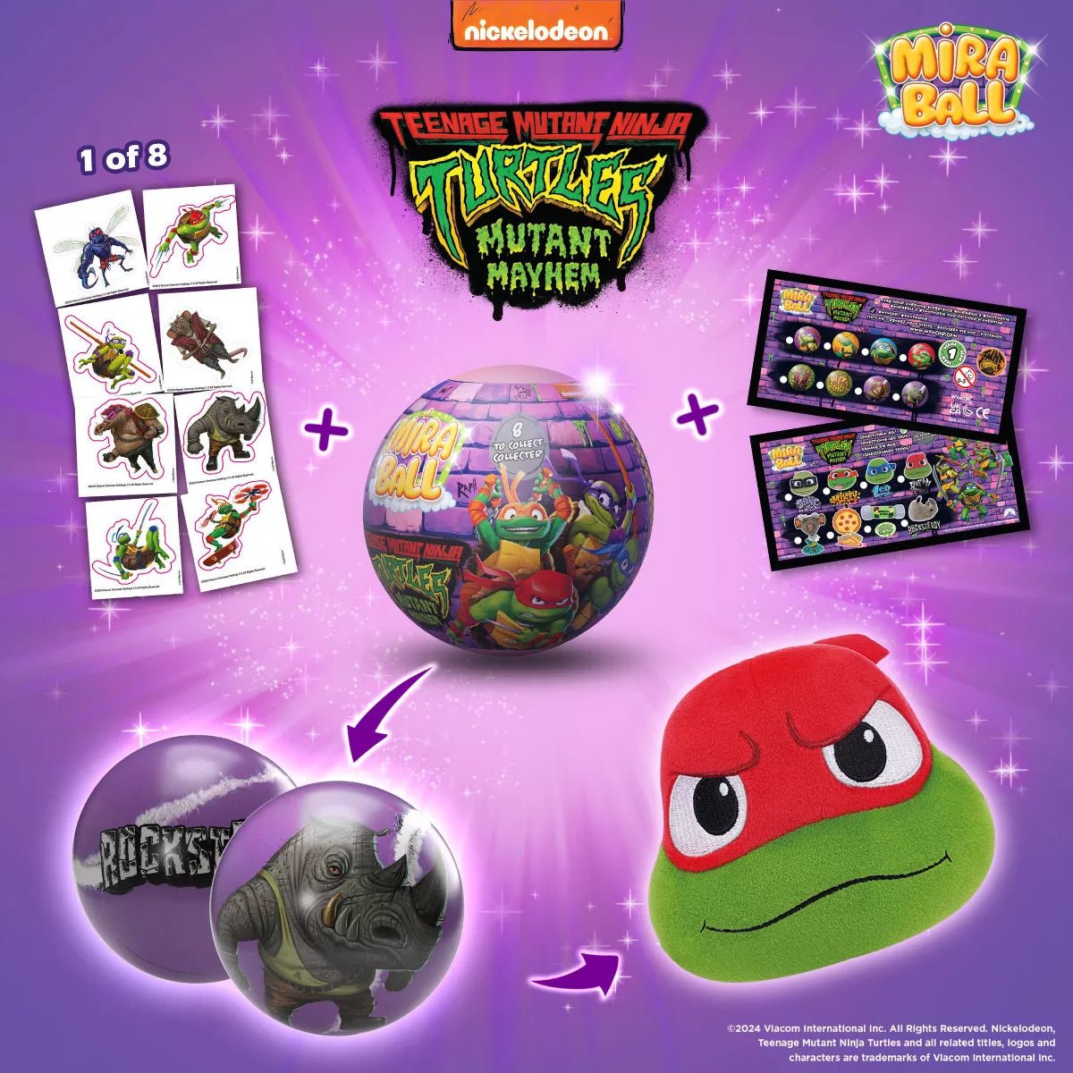 Teenage Mutant Ninja Turtles Mutant Mayhem Blind Box Miraball、mySite、hgirdovlk