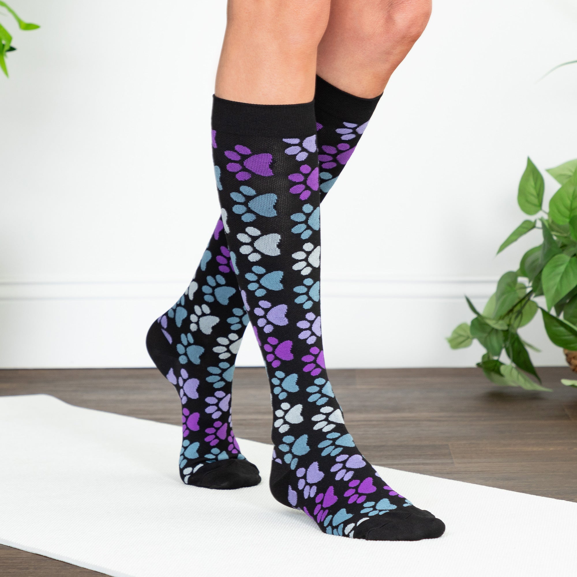 Paw Print Compression Socks、mySite、camillekostekn