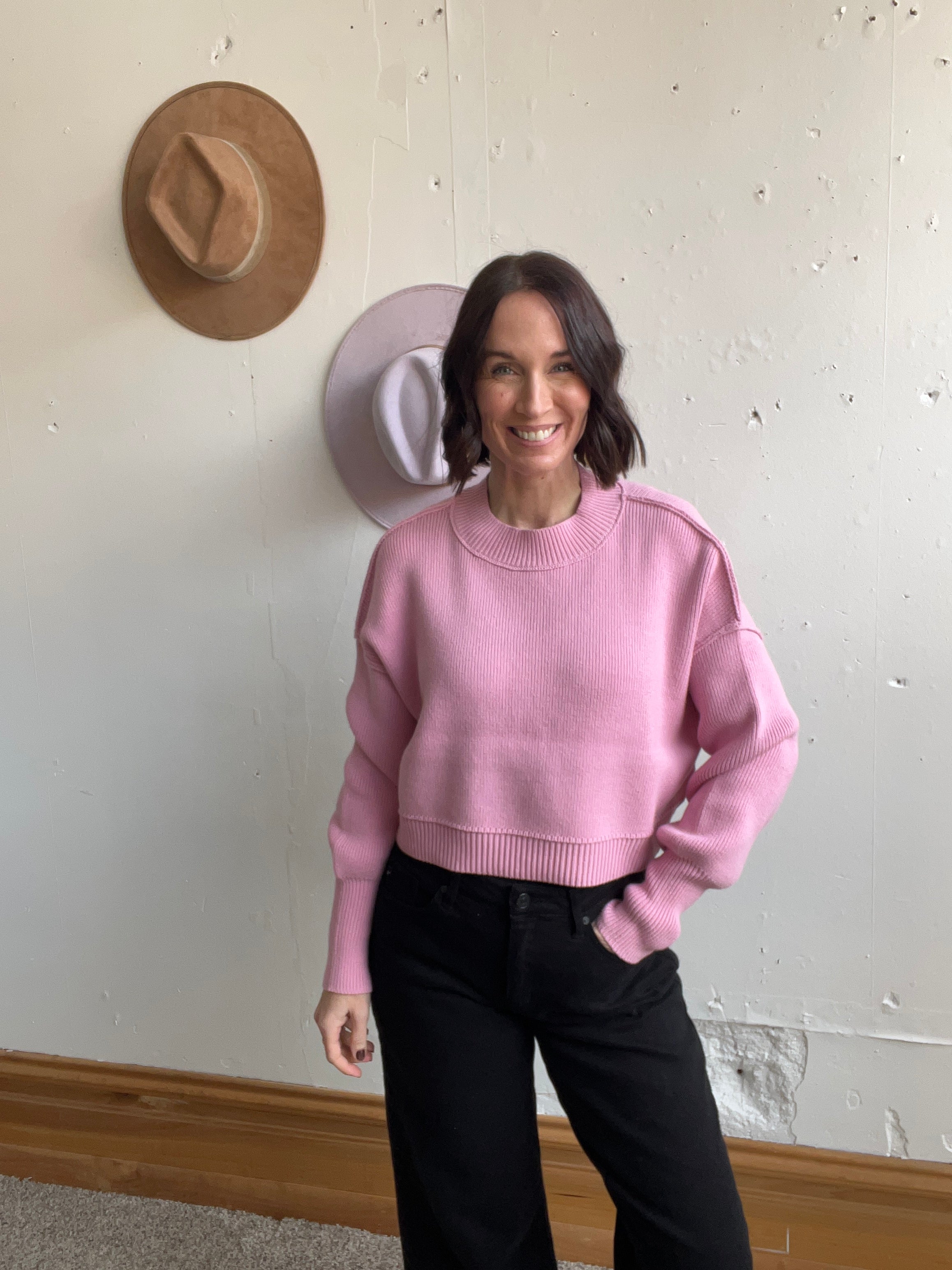 We The Free Easy Street Crop Pullover、mySite、garagedoors4me