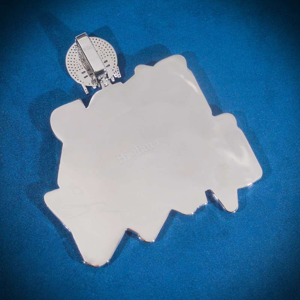 BURR BARRY Custom Moissanite Pendant 14K Gold、mySite、hinf8tx79