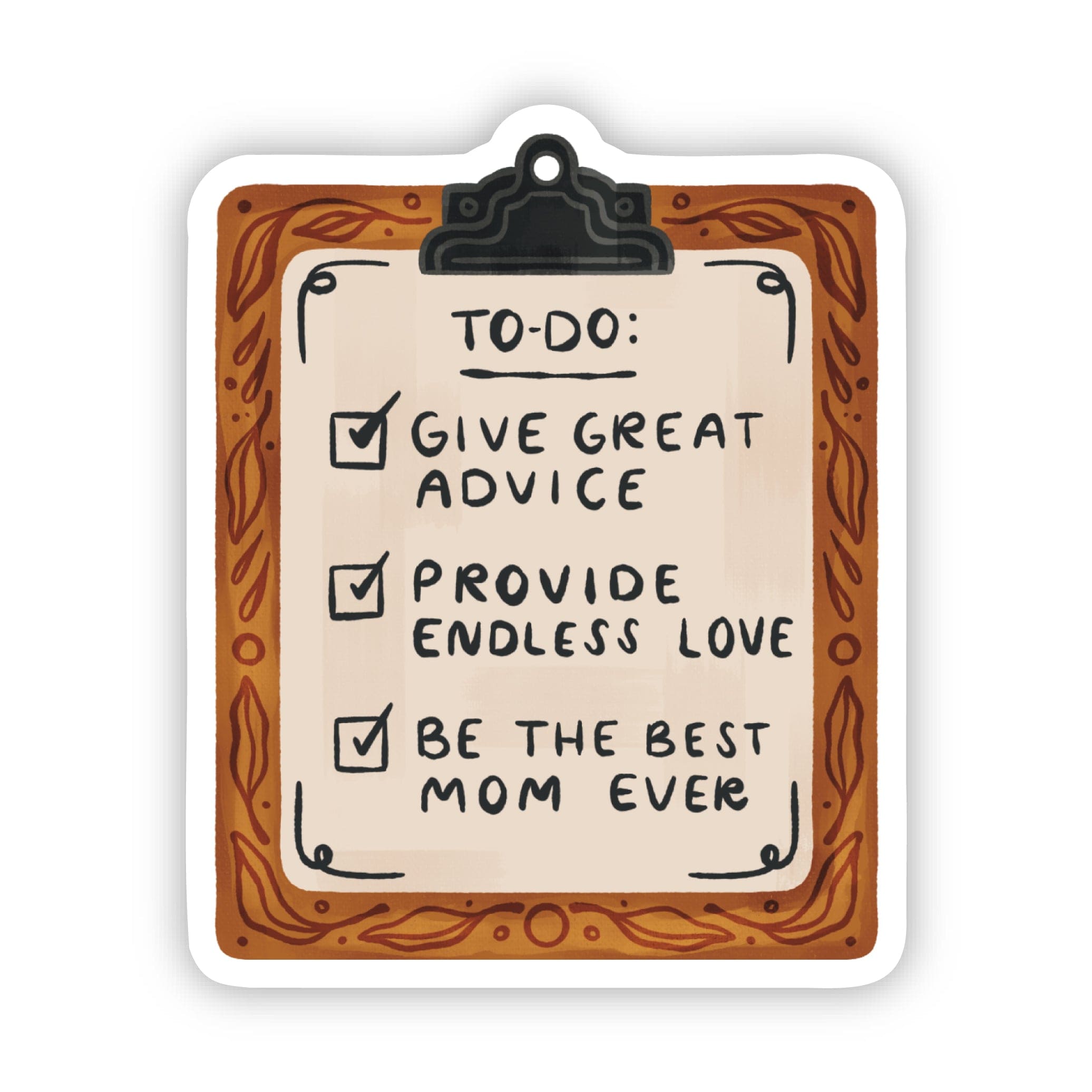  Best Mom Ever To Do List Mother's Day Sticker、mySite、elrpsem3k