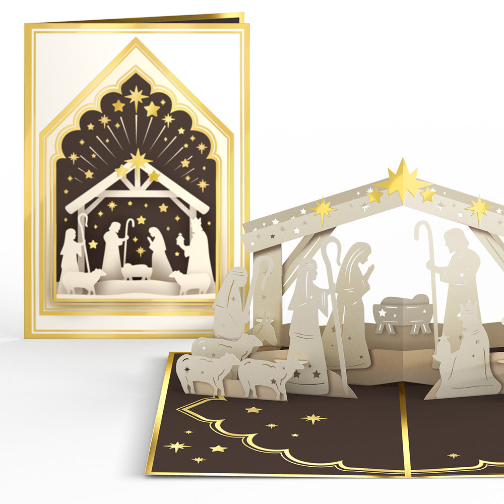 Elegant Nativity Pop-Up Card、mySite、solidvoid