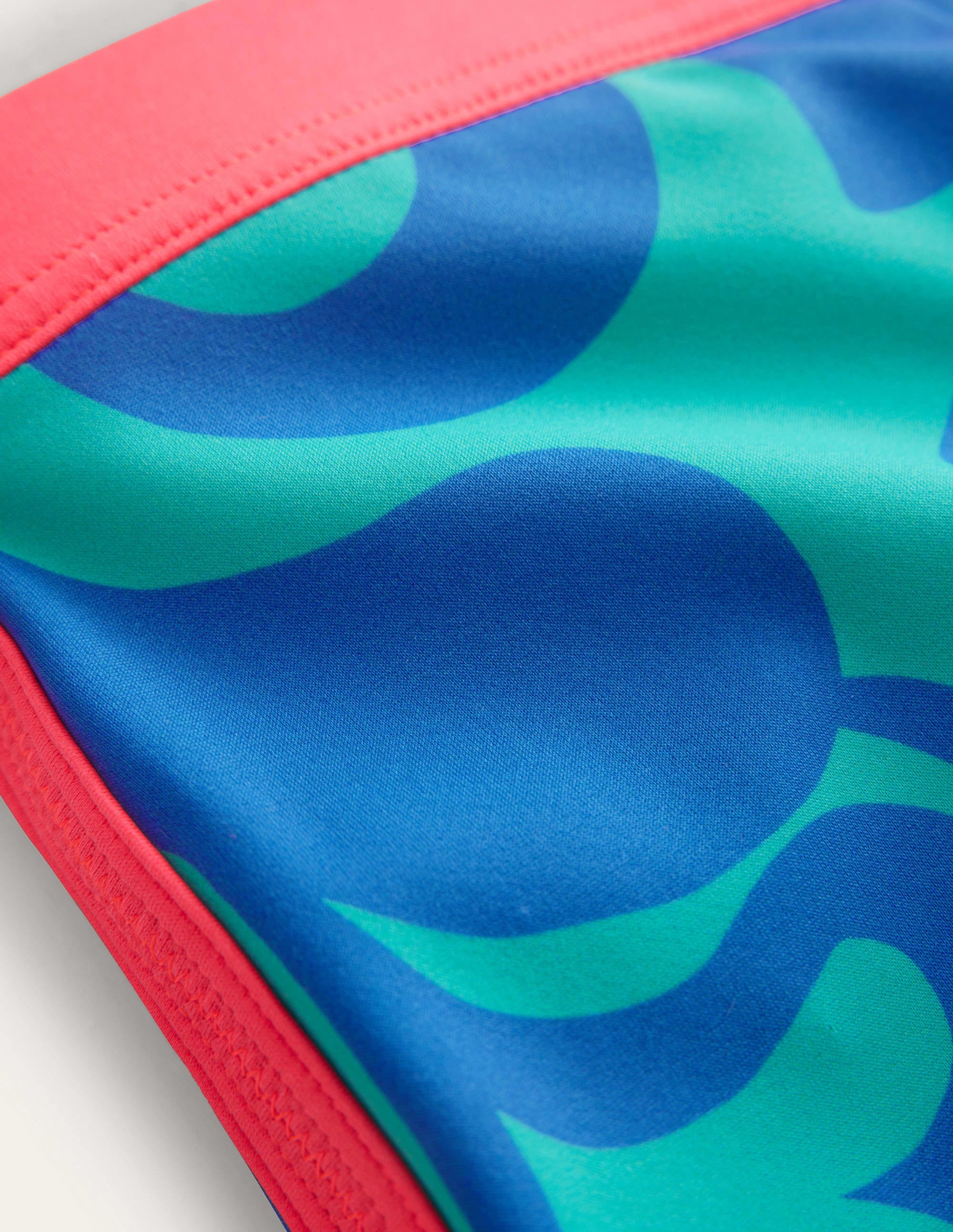  Patterned Swim Shorts-Tropical Green Summer Stencil、mySite、ashleygrahame