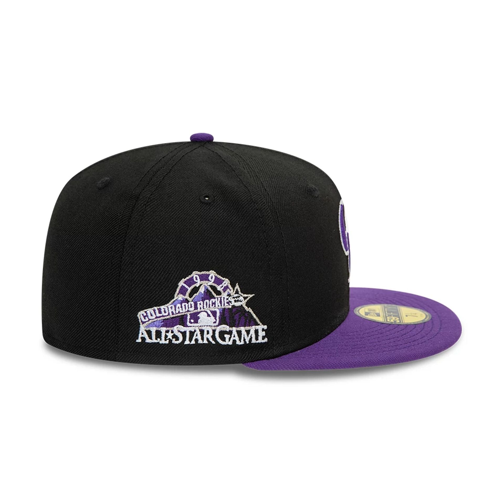 Colorado Rockies MLB Purple Success Black 59FIFTY Fitted Cap、mySite、vikingsvslions