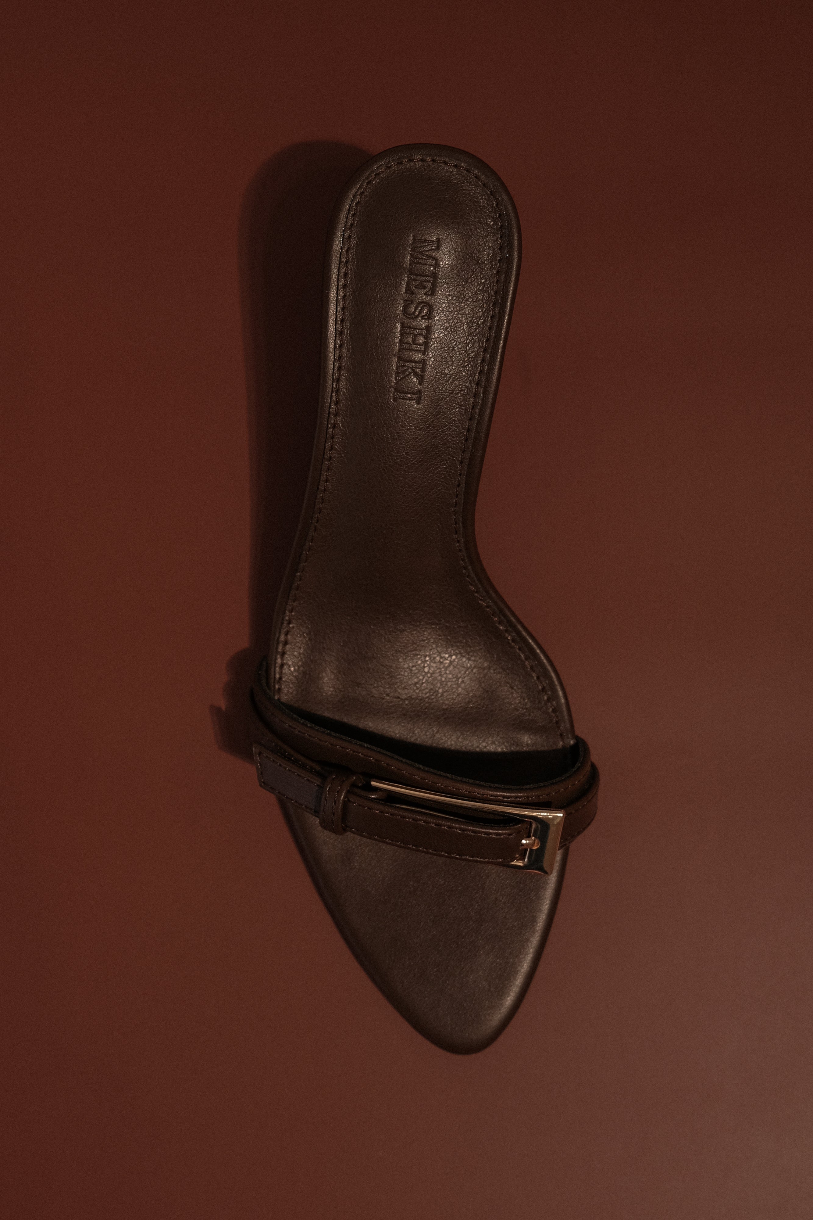 Marieanne Buckle High Heel - Chocolate、mySite、solidvoid