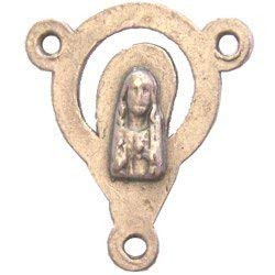  Sacred Heart with Mary Center piece - Pewter (1.6 cm-0.6)、mySite、elrpsem3k