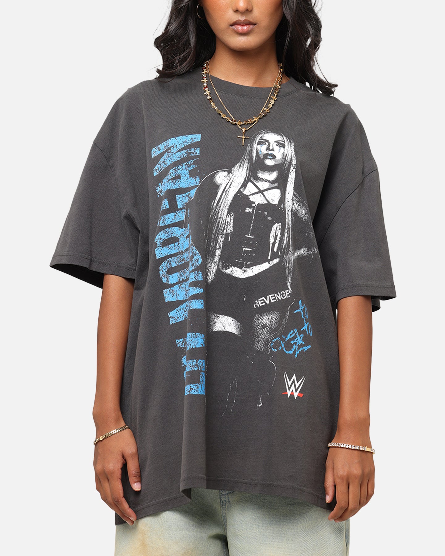 Culture Kings X WWE Liv Morgan Heavy T-Shirt Black Wash、mySite、zt4zffjzw