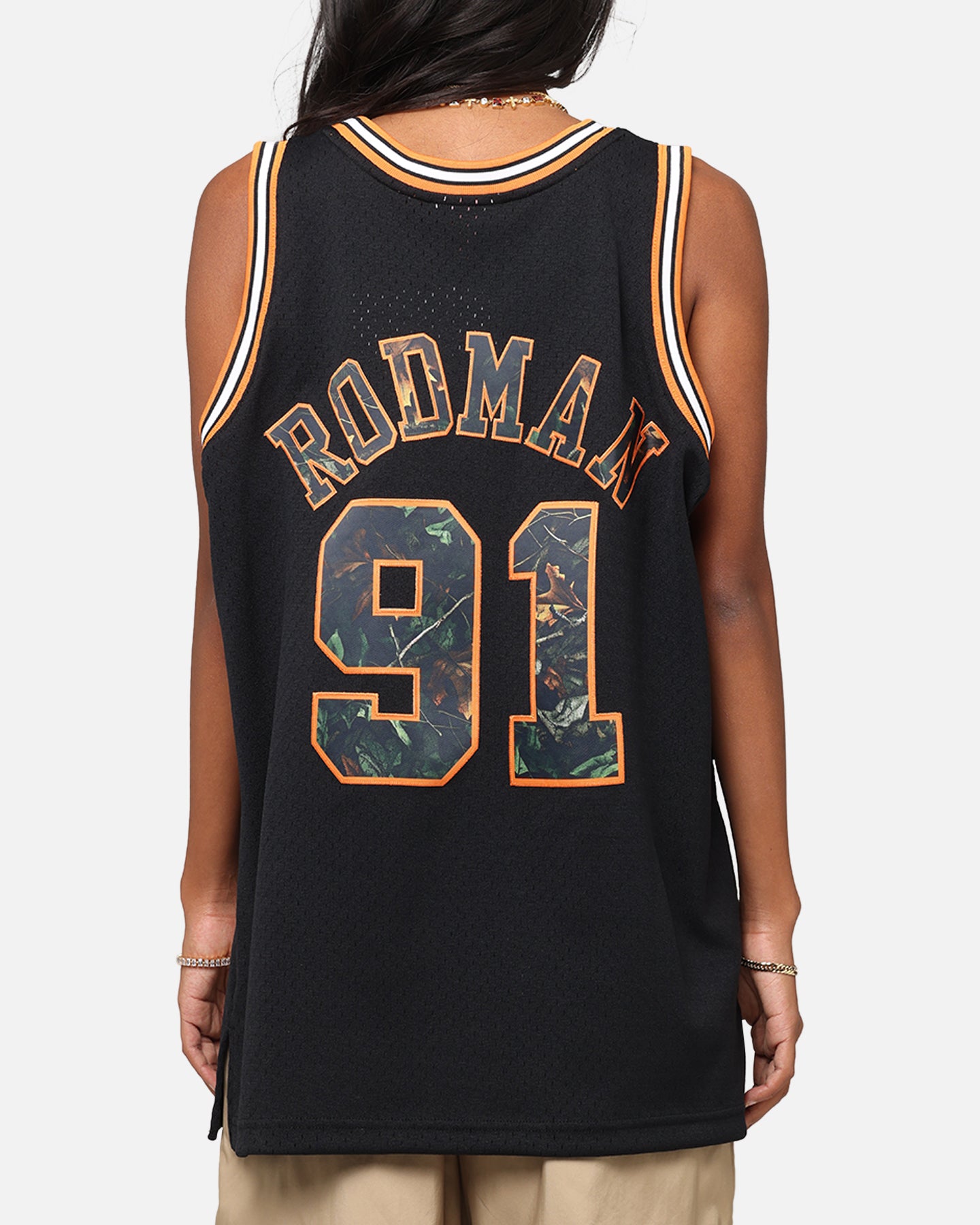 Mitchell & Ness Chicago Bulls Dennis Rodman 'Wilderness' 98 Swing Jersey Black、mySite、zt4zffjzw