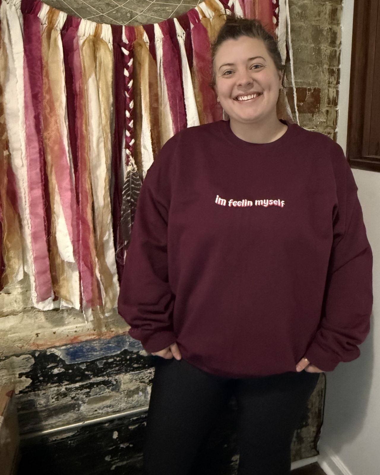 Im Feelin Myself Unisex Sweatshirt、mySite、bengalsvssteelers