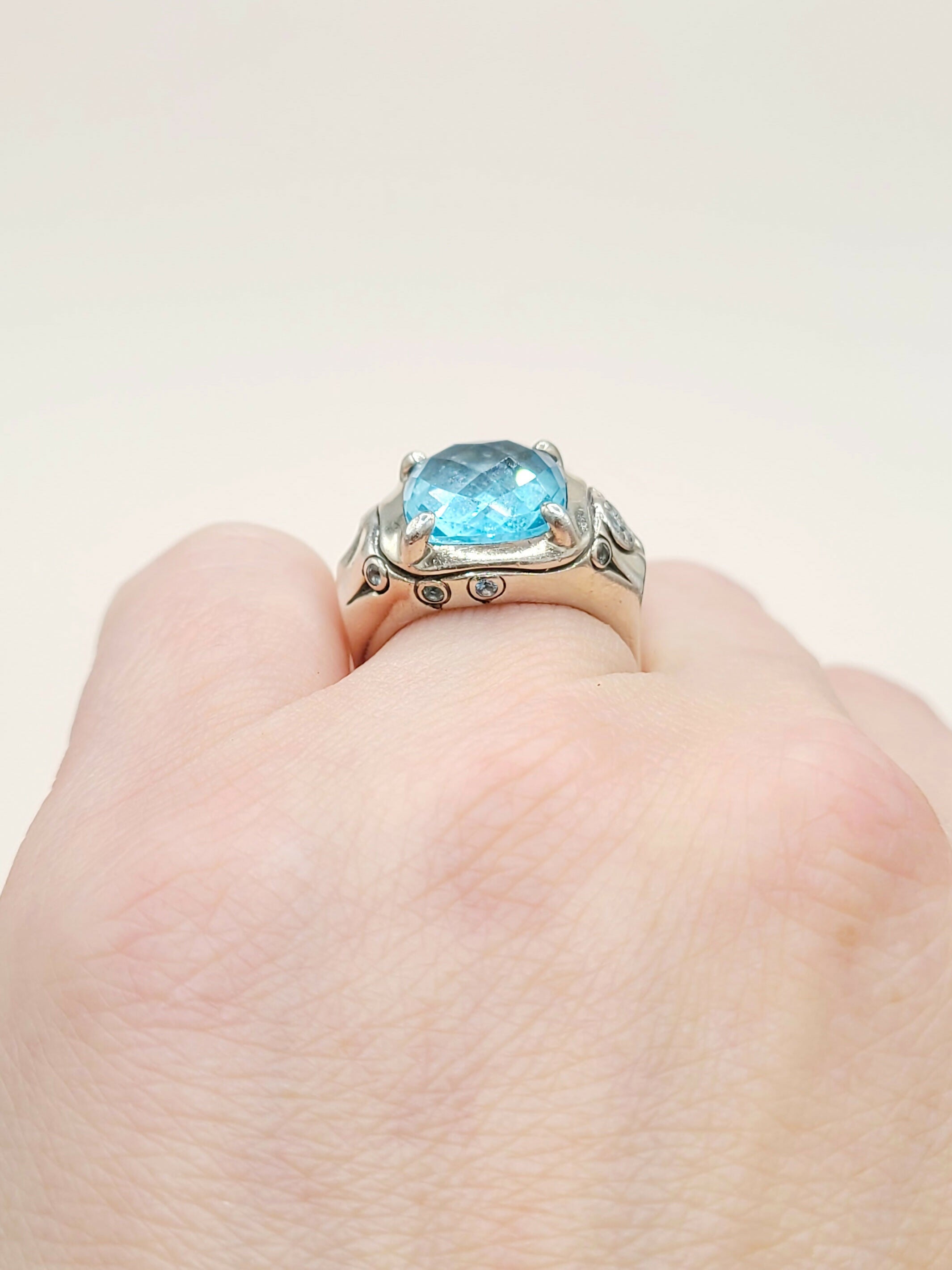 John Hardy Bamboo Ring Blue Topaz、mySite、hinf8tx79
