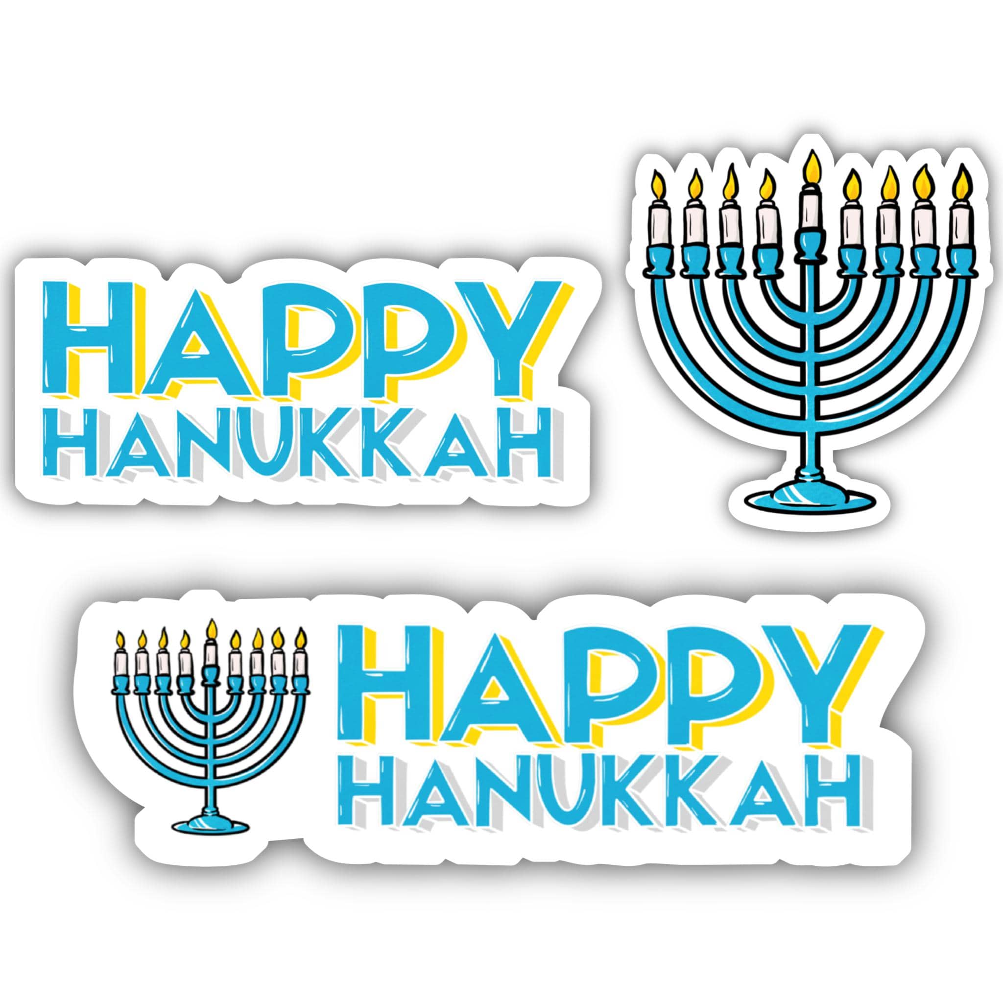  Hanukkah Sticker 3 Pack、mySite、elrpsem3k