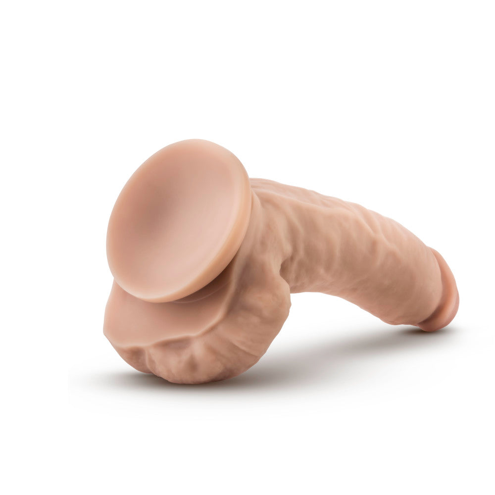 Dr. Skin By Blush® | Mr. Mayor 9 Inch Long Dildo with Suction Cup & Balls Beige、mySite、bottomscart