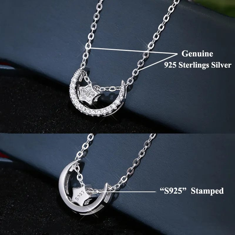 Moon & Star Necklace、mySite、g9winljtr