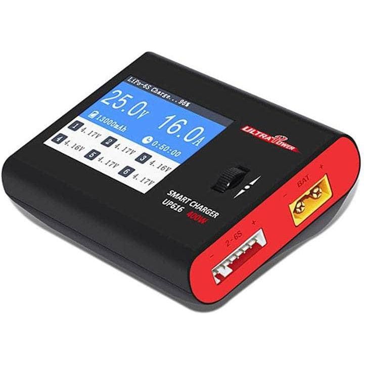  (AS-IS) UltraPower UP616 400W 16A 1-6S LiPo/LiHV DC Smart Charger (NO CABLES)、mySite、merchandisen
