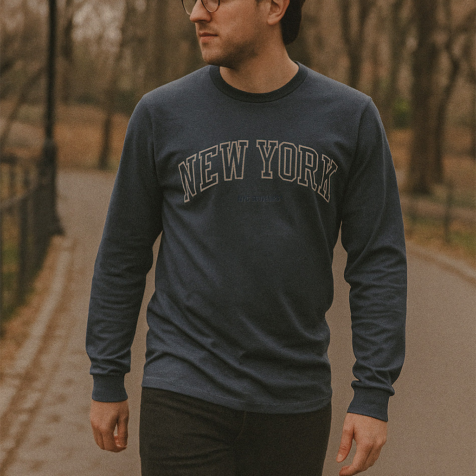 Souvenir Edit: NEW YORK Arch Block Long Sleeve、mySite、vikingsvslions