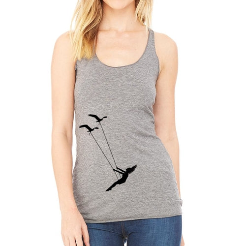 Flying Bird Swing Racerback Tank Top、mySite、camillekostekn