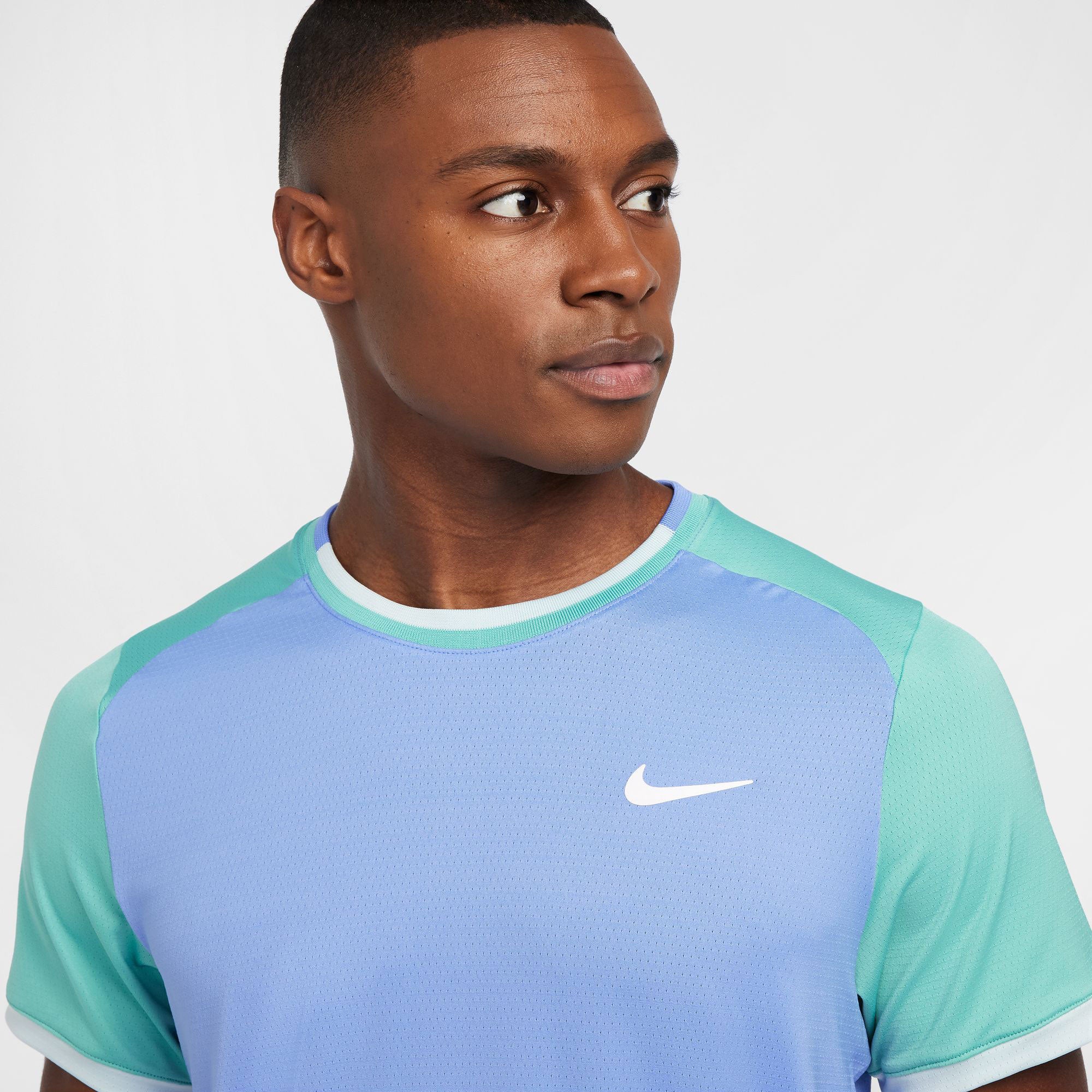 NikeCourt Advantage Men's Dri-FIT Tennis Shirt、mySite、neckold
