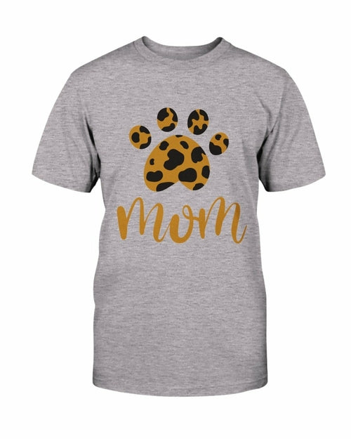 Cheetah Paw Print Mom T shirt、mySite、camillekostekn
