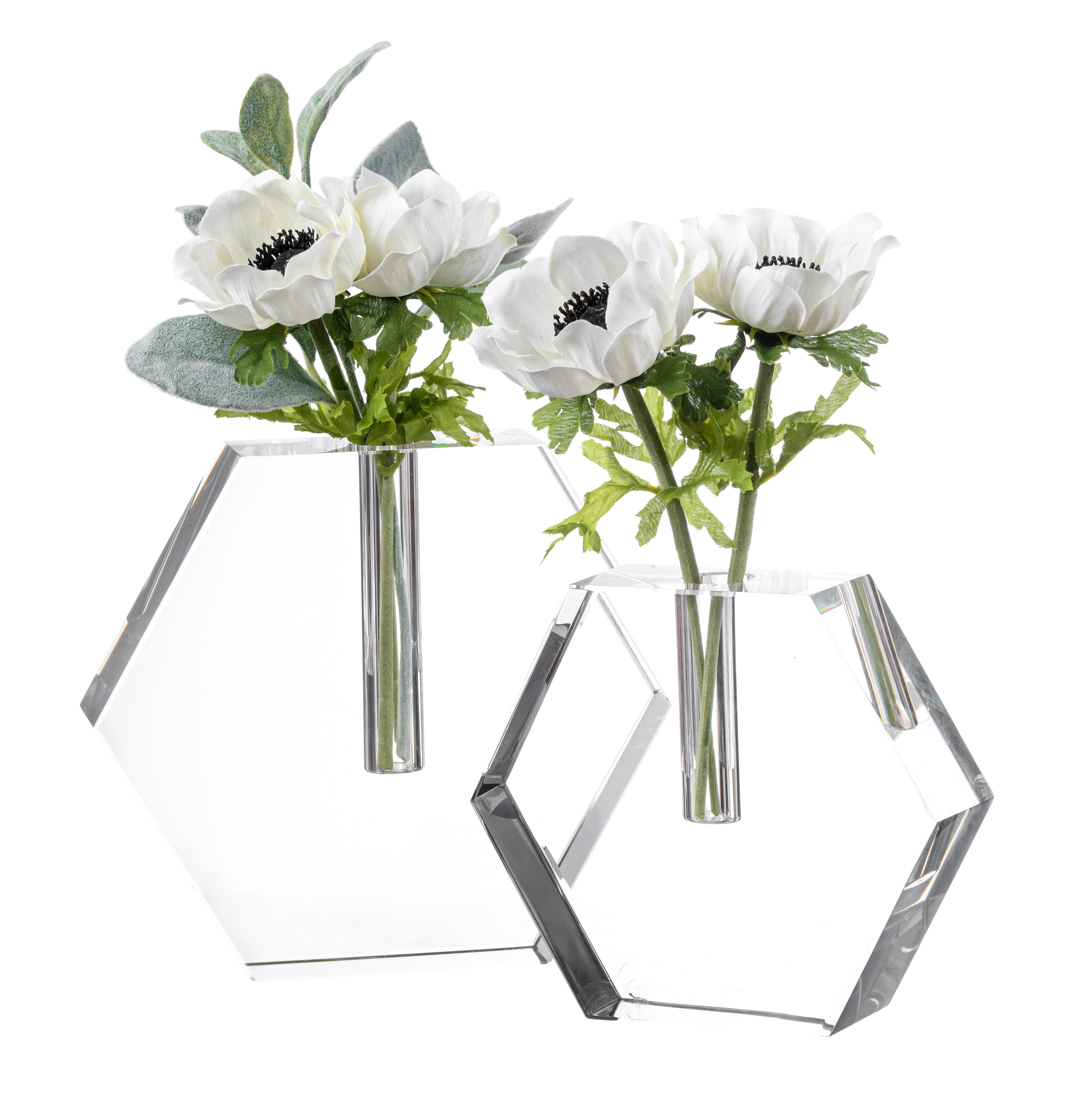  Crystal Hex Glass Bud Vase、mySite、elrpsem3k