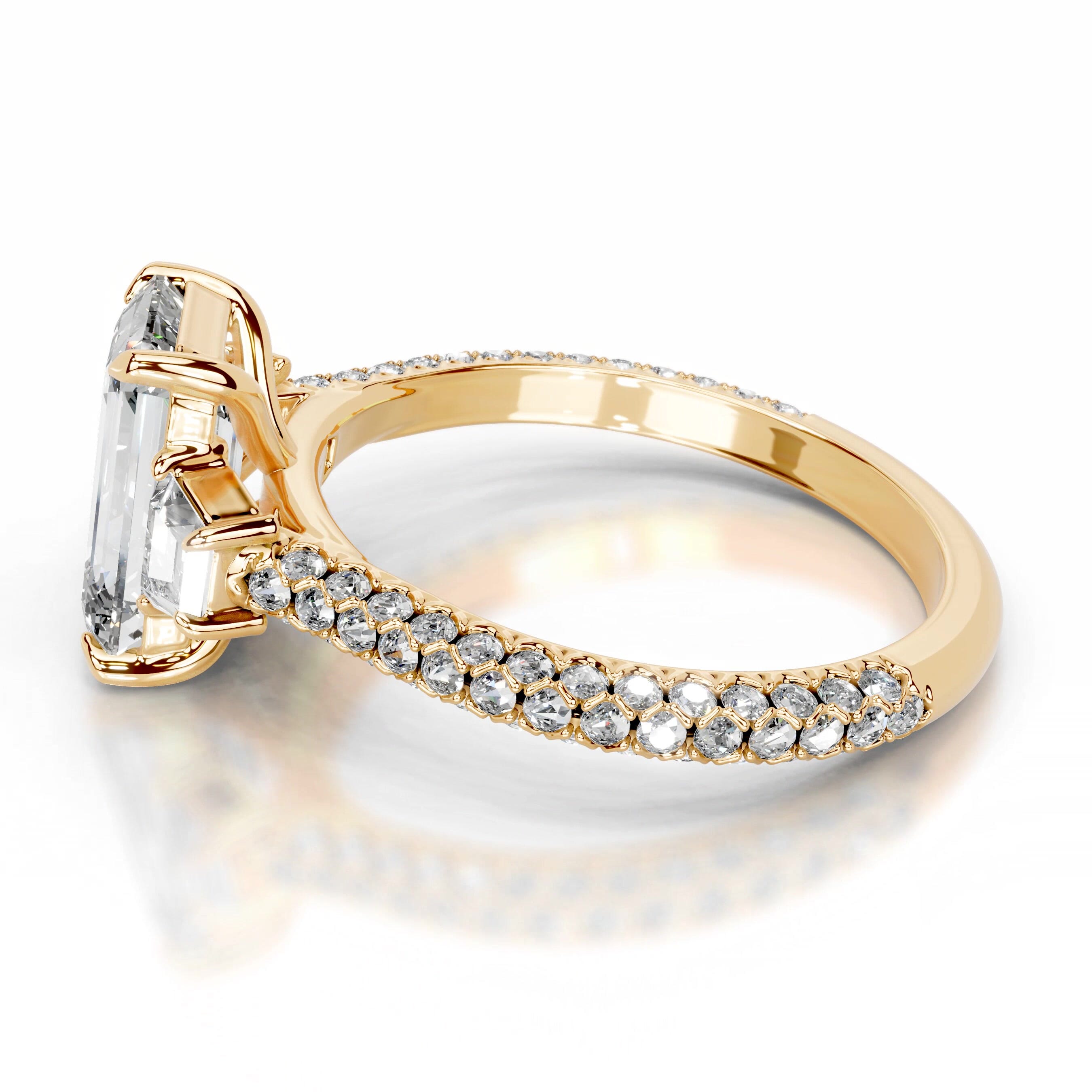 Cruz Lab Grown Diamond Ring - 18K Yellow Gold (RTS)、mySite、hinf8tx79