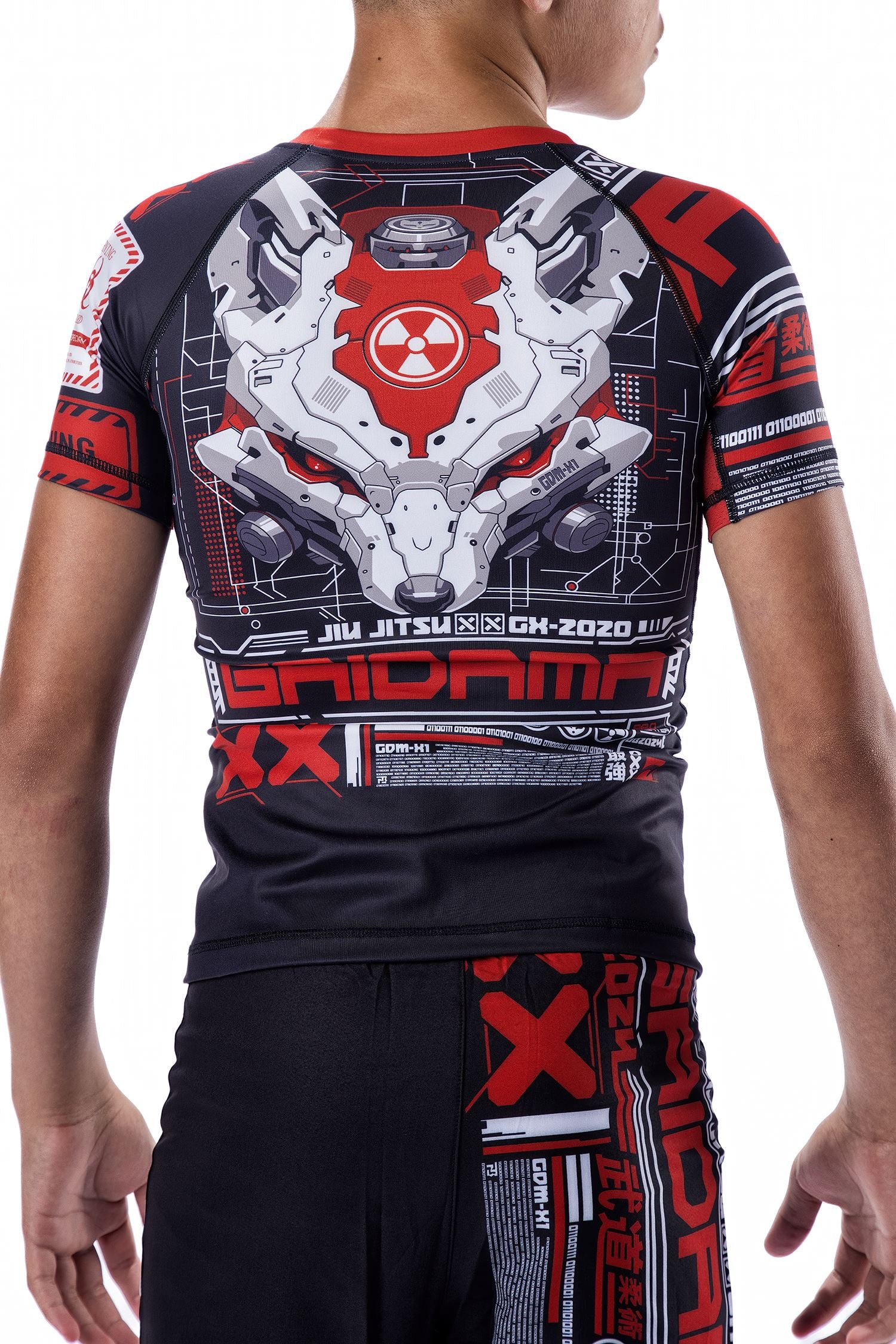 Youth Cyber Fox Jiu Jitsu Rashguard - Short Sleeve、mySite、gigharbornorthrealestate