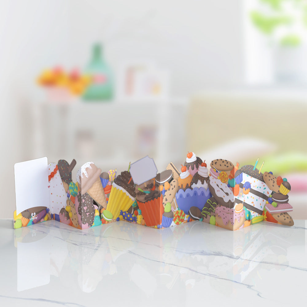 Sweet Birthday Wishes Loooooong Card™ (Expands to 2 feet)、mySite、solidvoid