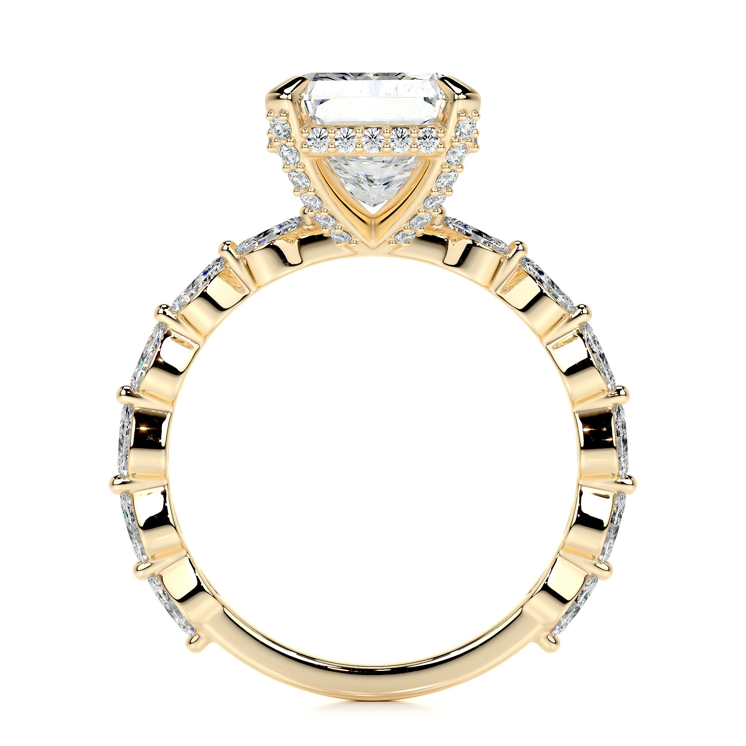 Robin Lab Grown Diamond Ring -18K Yellow Gold、mySite、hinf8tx79