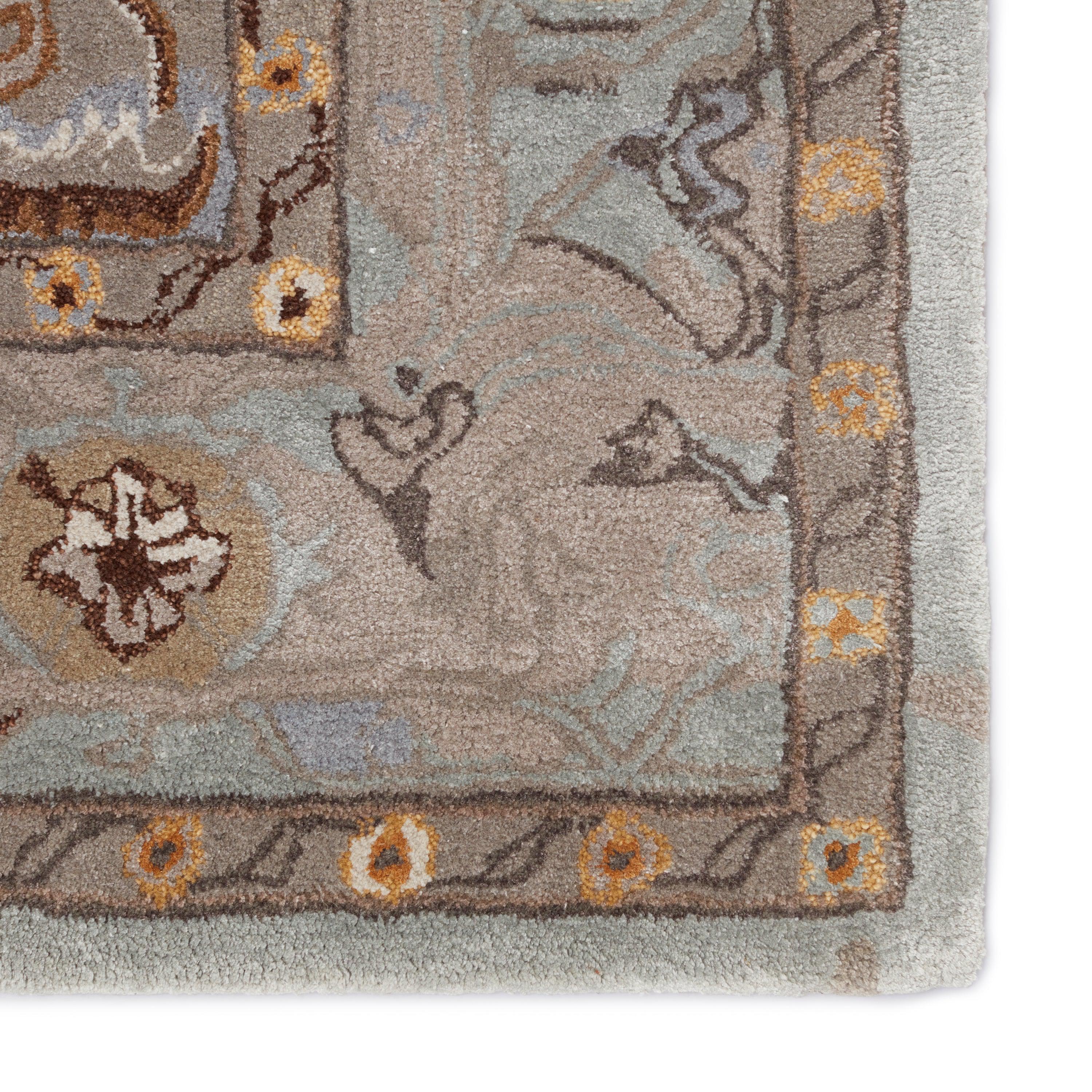 Raisa Handmade Medallion Gray Gold Area Rug、mySite、gigharbornorthrealestate