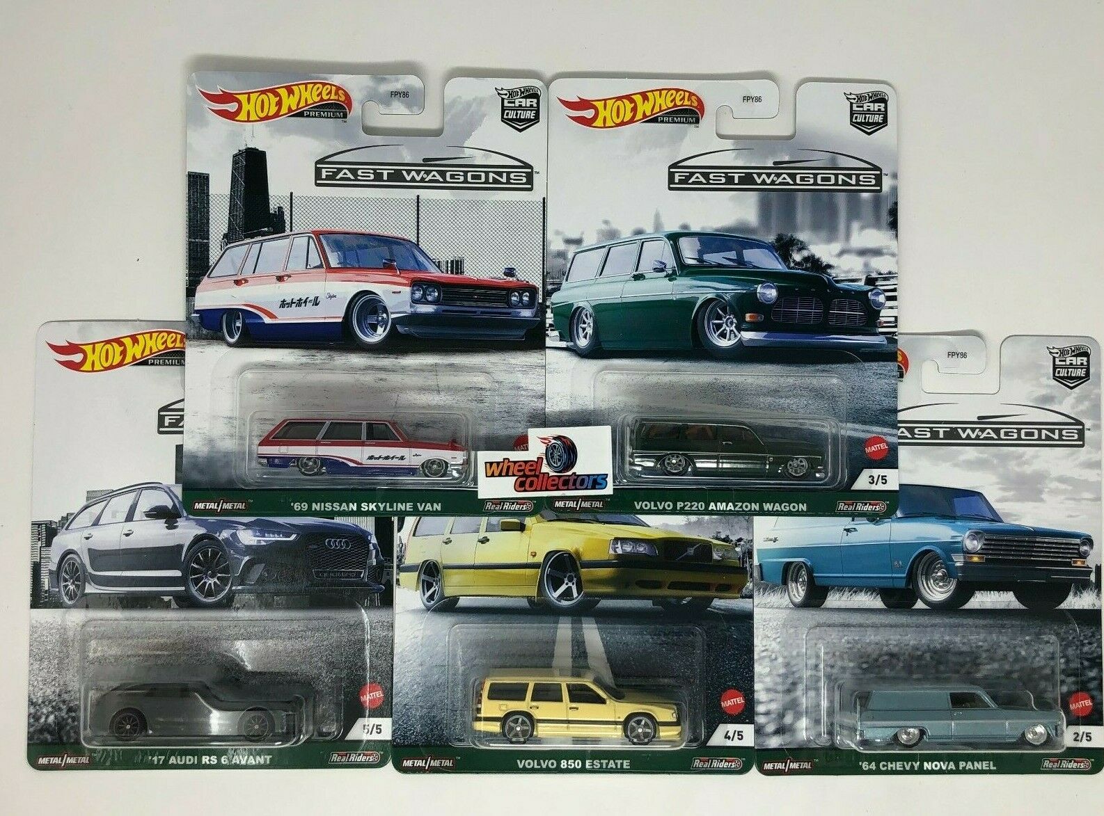 2021 Hot Wheels FAST WAGONS Car Culture 5 Car Set、mySite、hgirdovlk