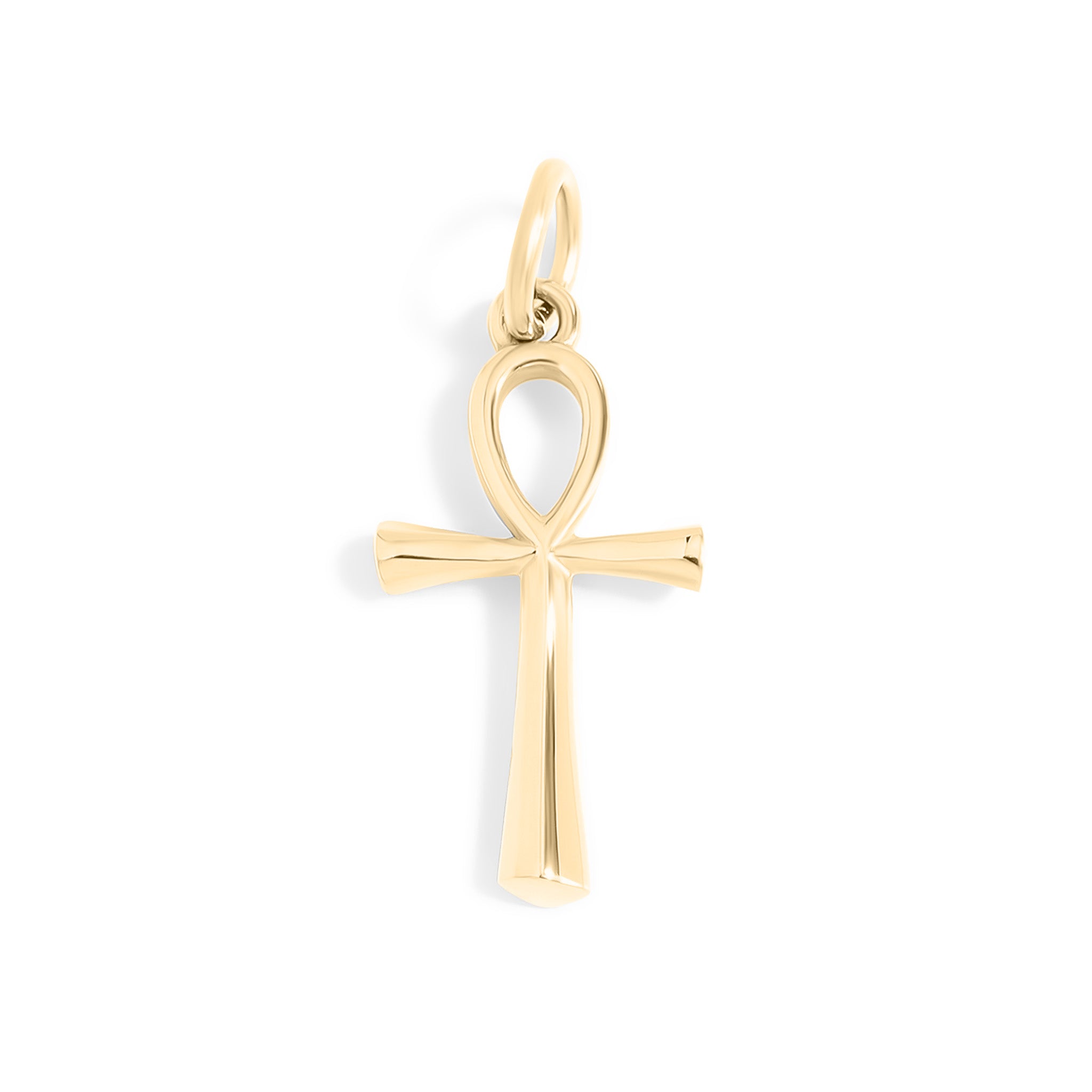 18K Gold PVD Stainless Steel Small Ankh Charm / PDL0257、mySite、dreamappss