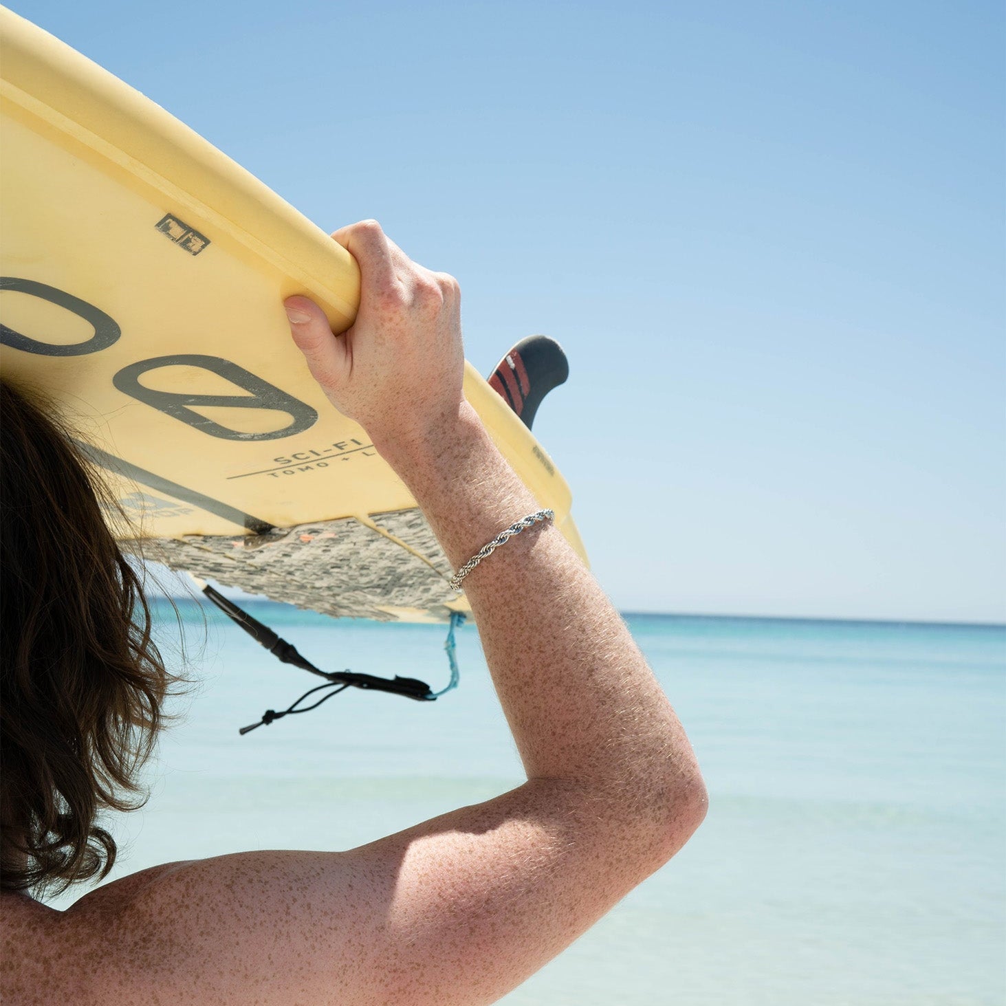 18K Gold PVD Stainless Steel Rope Chain Bracelet/Anklet / BRJ1000、mySite、dreamappss