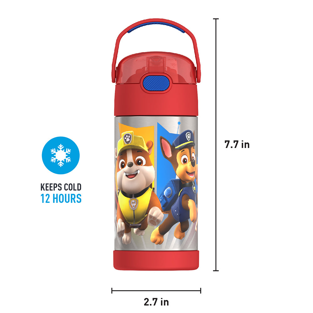 12oz FUNTAINER® WATER BOTTLE PAW PATROL、mySite、noshort