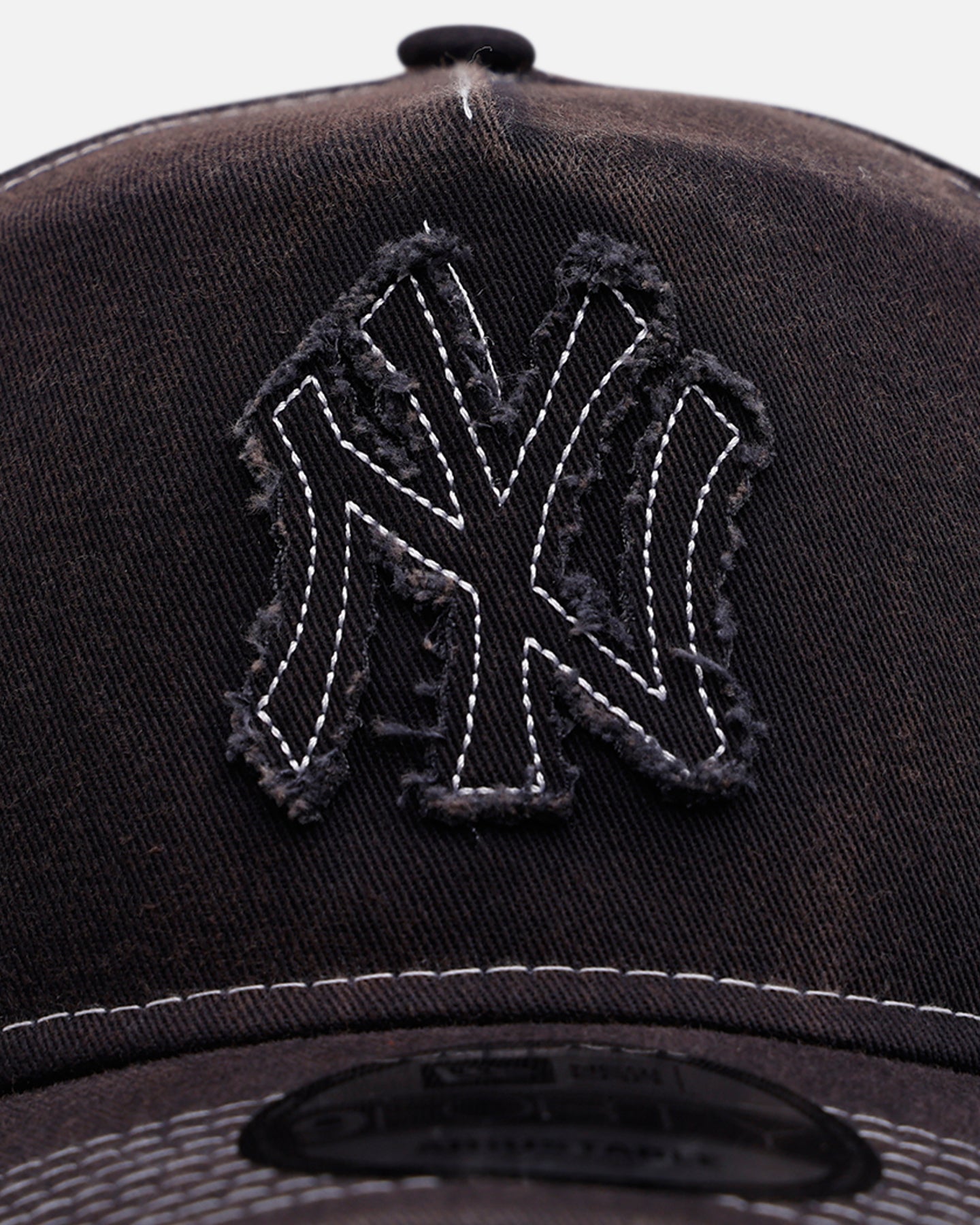 New Era New York Yankees 'Distressed And Worn' 9FORTY A-Frame Casual Strapback Navy、mySite、zt4zffjzw