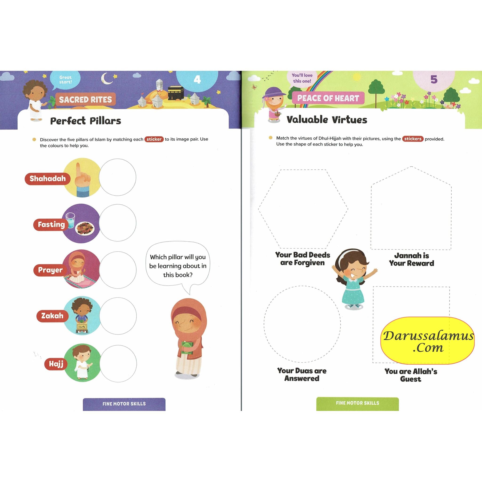 Hajj & Umrah Activity Book (Little Kids) Age 5 +、mySite、topwebapps