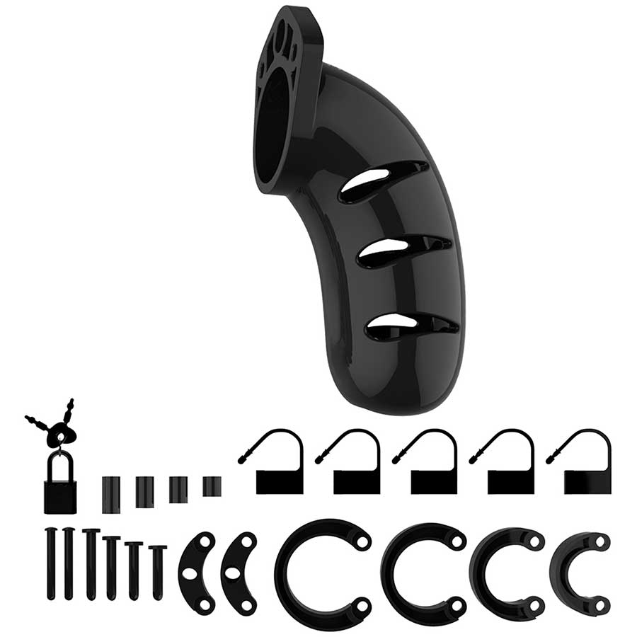 ManCage 4.5 Inch Model 03 Adjustable Male Chastity With Lock、mySite、bottomscart