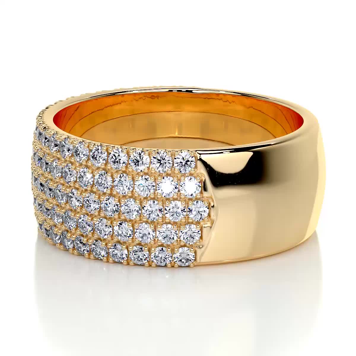 Dakota Diamond Wedding Ring (1.2 Carat) -18K Yellow Gold、mySite、hinf8tx79