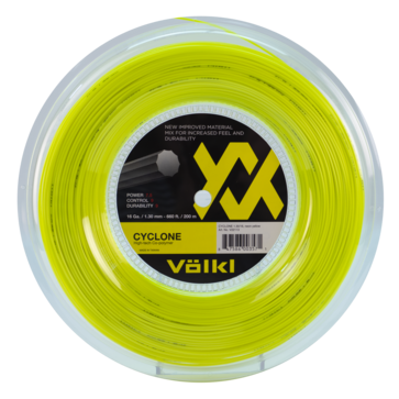 Volkl Cyclone 16/1.30 Tennis String Reel (Neon Yellow)