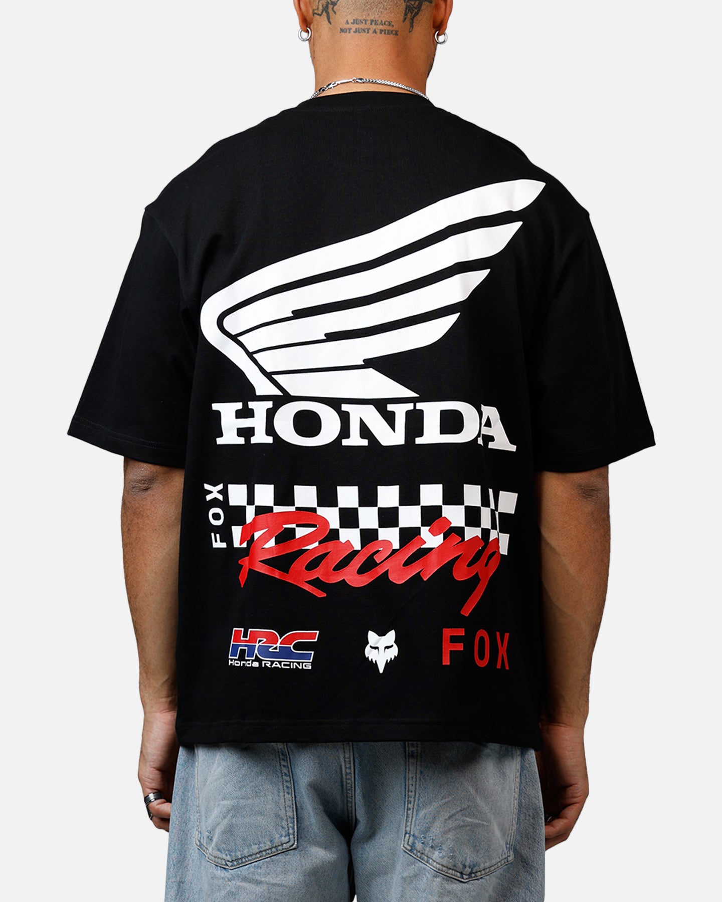 Fox Racing Honda Oversized T-Shirt Black、mySite、zt4zffjzw