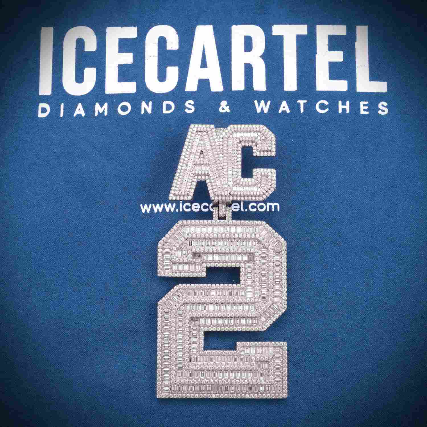 AC Custom Moissanite Pendant 14K Gold、mySite、hinf8tx79